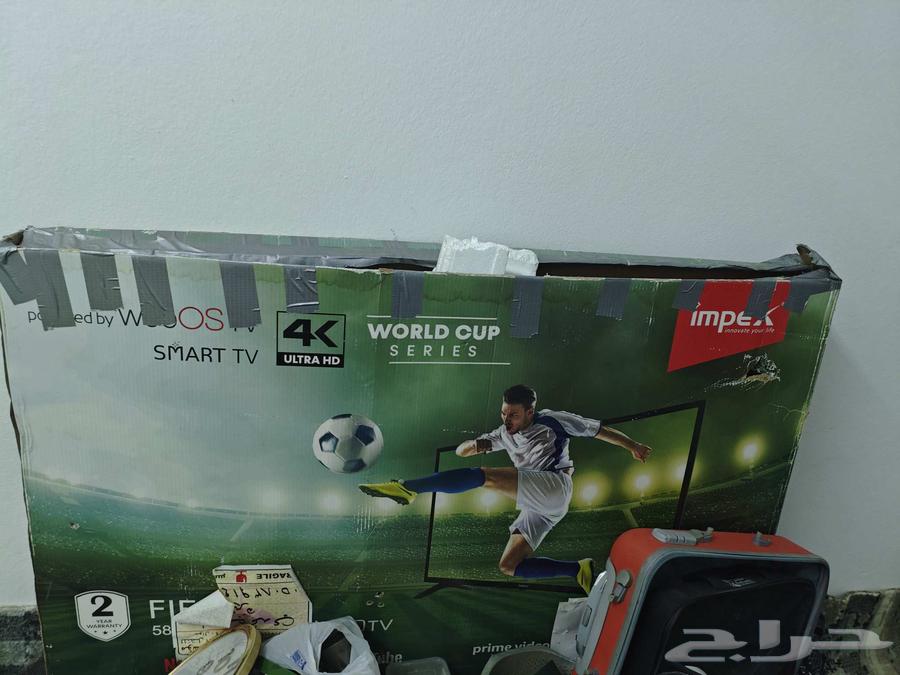 تليفزيون ايمبكس 58 بوصه4k بكرتونه ونضيف ب80064497800080899110