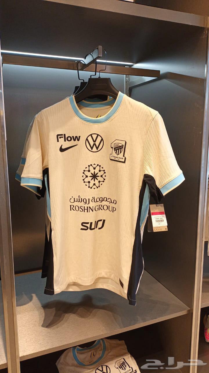 Al-Ittihad and Al-Ahly player-quality shirts.. new white Al-Ittihad and64501437361923111