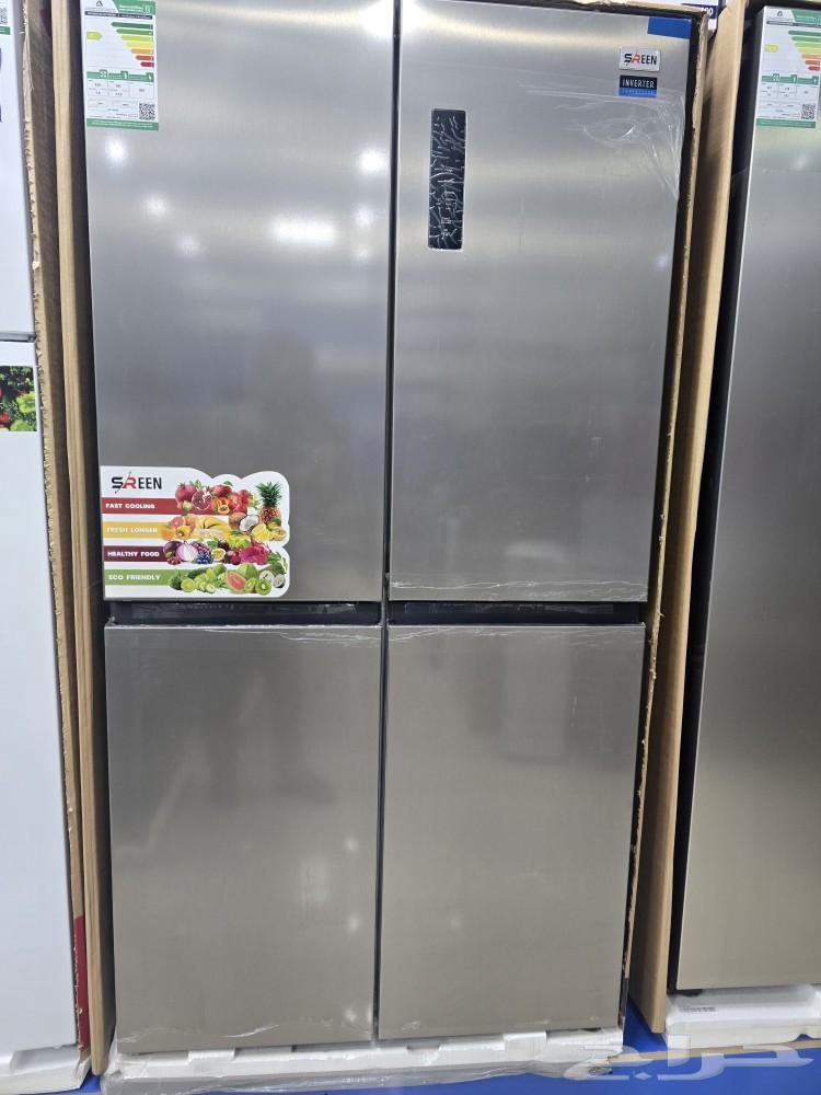 ثلاجة 4 باب استيل جديد ثلاجة 21 قدم ثلاجات جديدة حراج الرياض64502473621121113