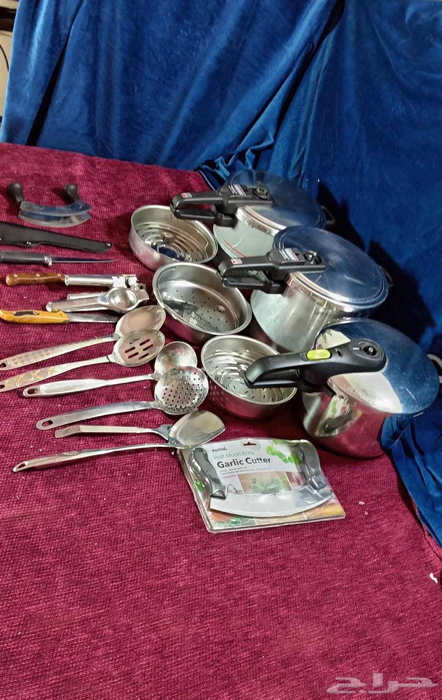 قدور ضغط فرنسيه اصدار قديييم مع أواني ستيل64502029401473110