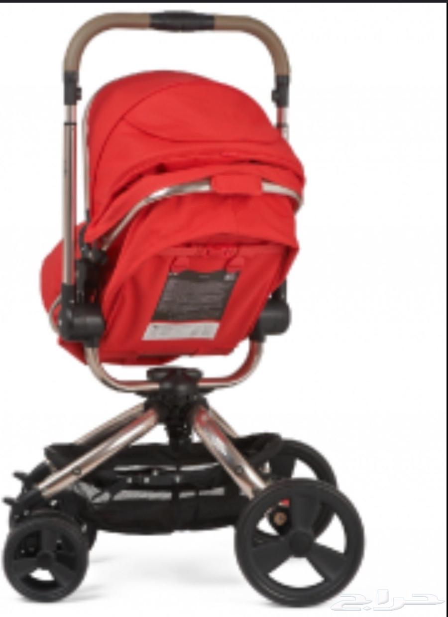 عربة mothercare مع car seat يركب عليها وقاعد تثبيت للcarseat64498368229890110
