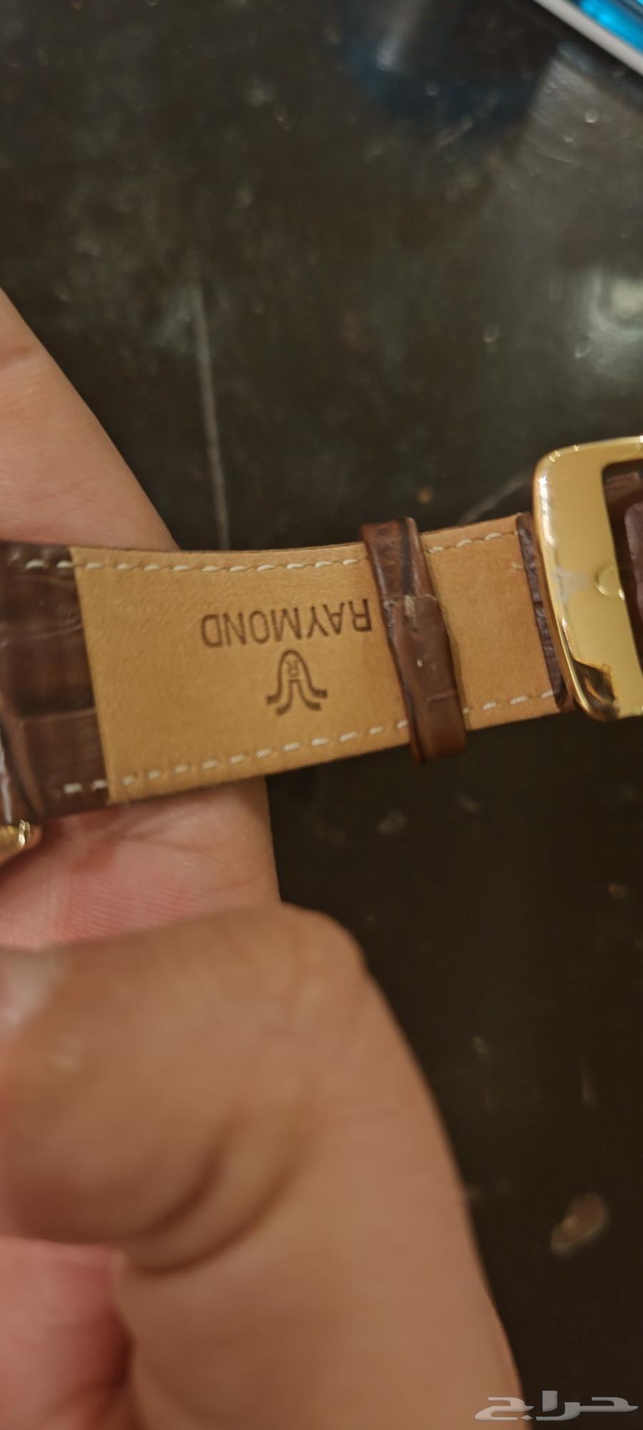 ساعة رجالي ريموند swiss اصلي ع السوم64499062840450112