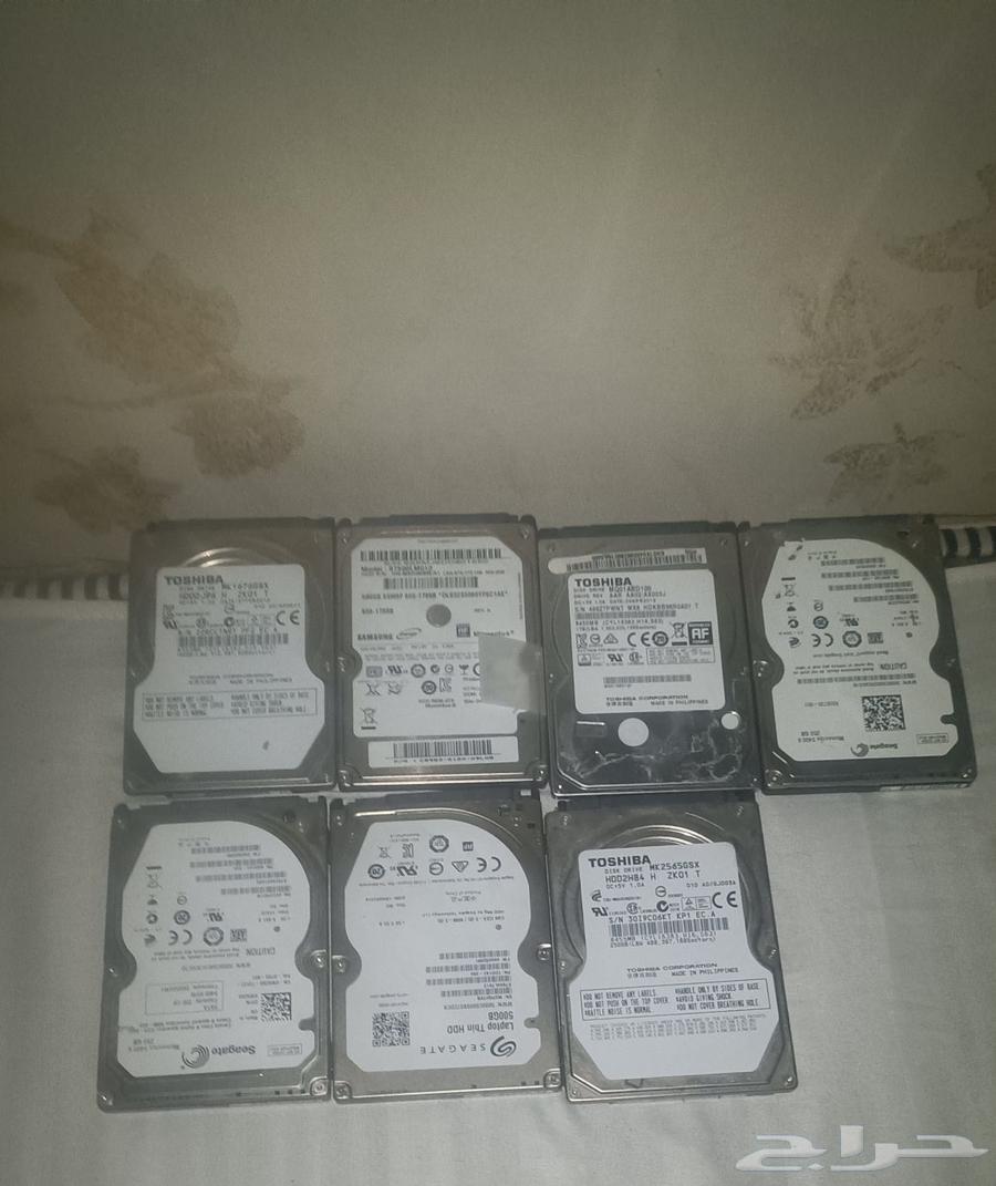 هاردسكات للبيع متنوعة الاحجام تنفع لسوني الابتوبات64507963483010110