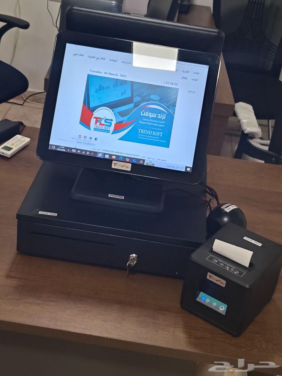 Cashier device with two screens, printer, cash drawer, and accounting software64509504795779111