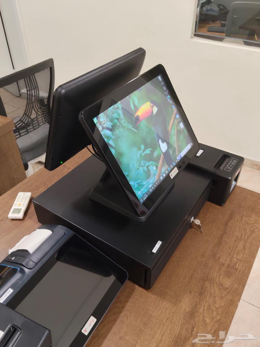 Cashier device with two screens, printer, cash drawer, and accounting software64509504795779110