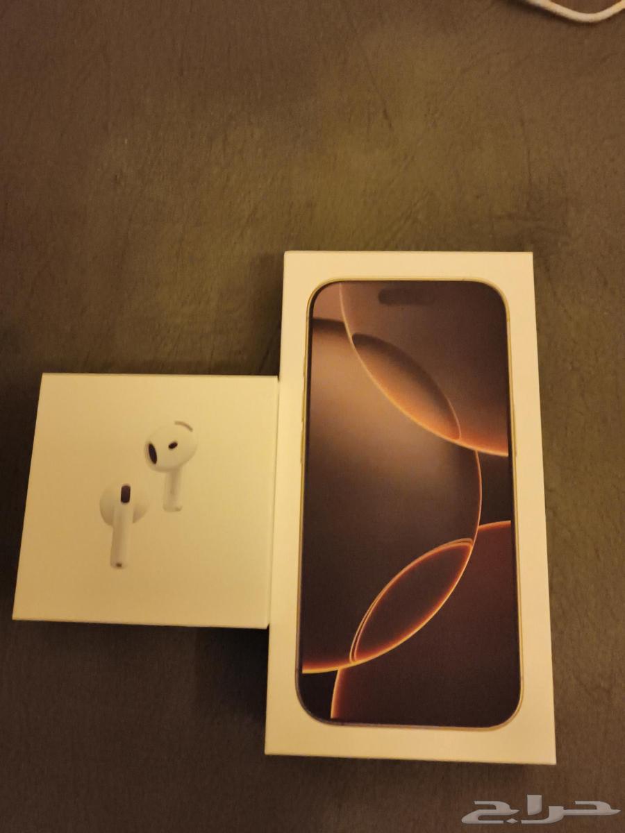 للبيع ايفون 16 برو 128 وسماعة ايربودز 4 عزل64506788465922110