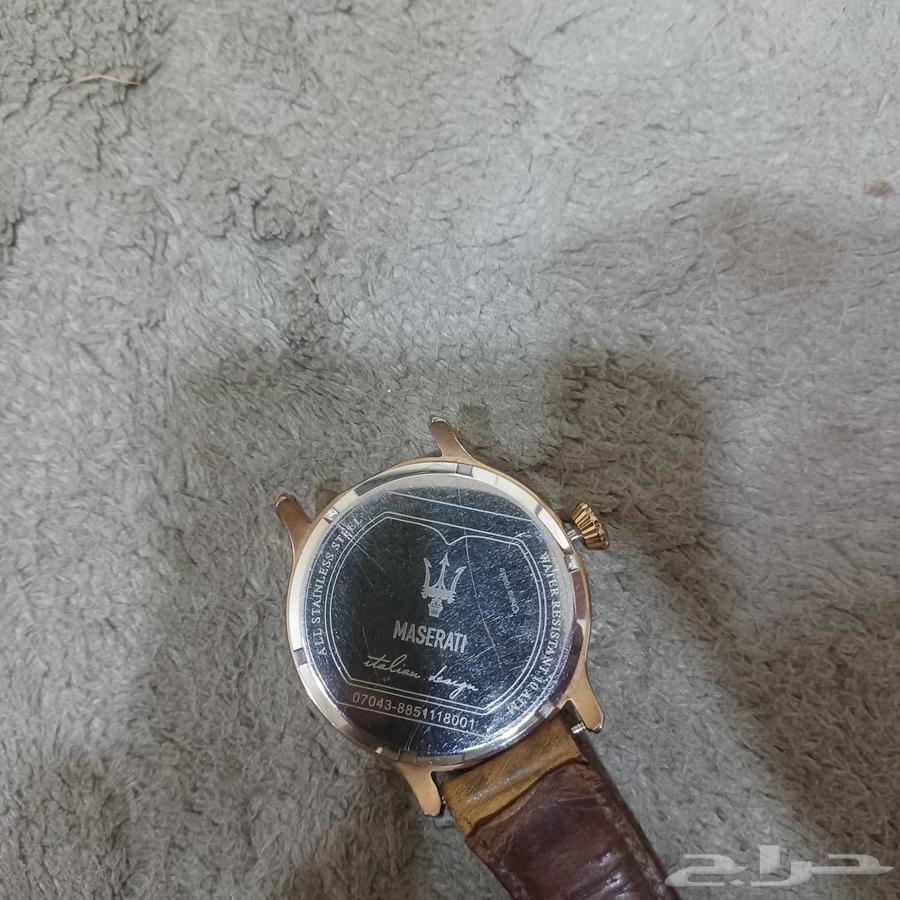 ساعة ايبوكا بميناء ارزق وسوار جلدي بني لرجال قديمة ومتقنية64510083635073114