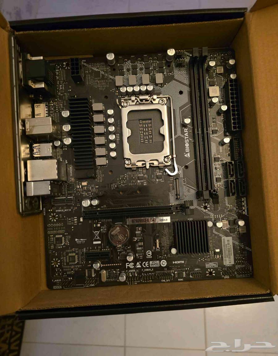 للبيع مذربورد BIOSTAR B760MX2-E D464503240930050114