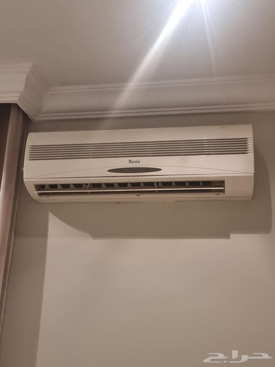 مكيف مارشال طن ونص للبيع مع غسالة64505148723075110