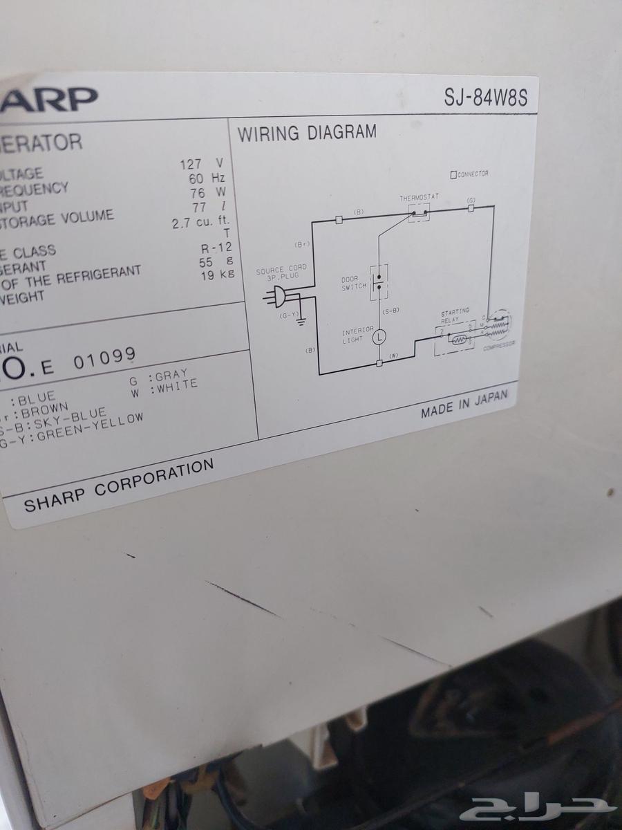 Japanese Sharp brand mini refrigerator, 110 electricity line and can work on 22064505921849858110