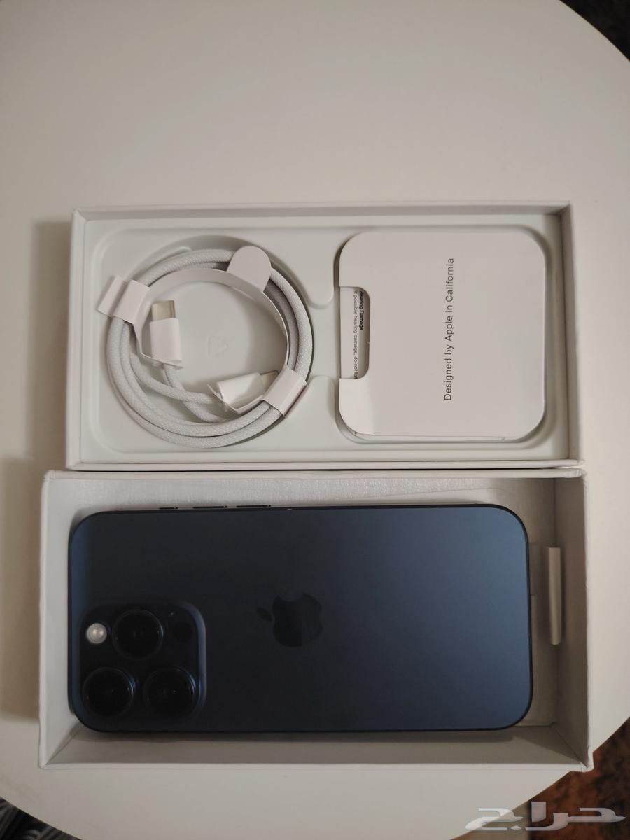 تلفون ايفون 15برو بذاكره 512 جيجا شبه جديد64507220925697110