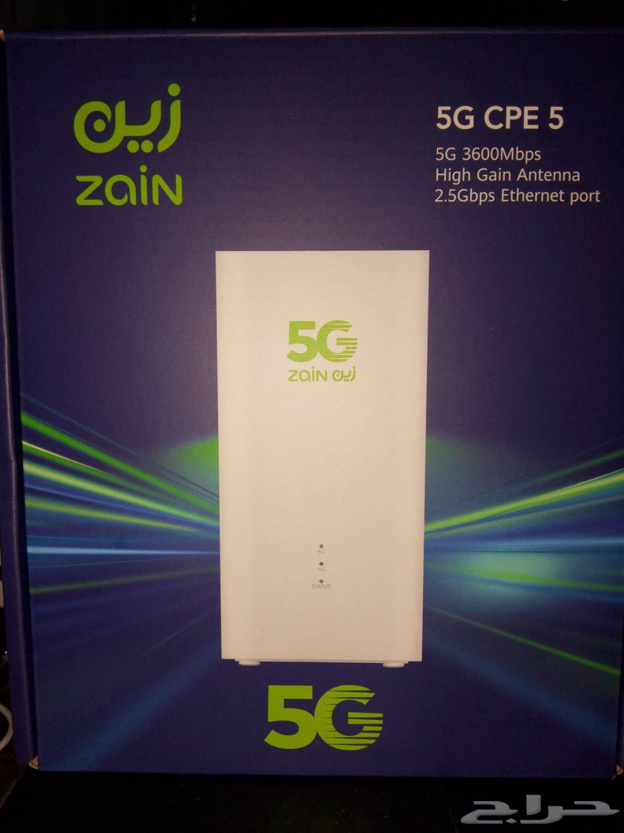Zain 5G router, used for only one week, new in box64503267957890112