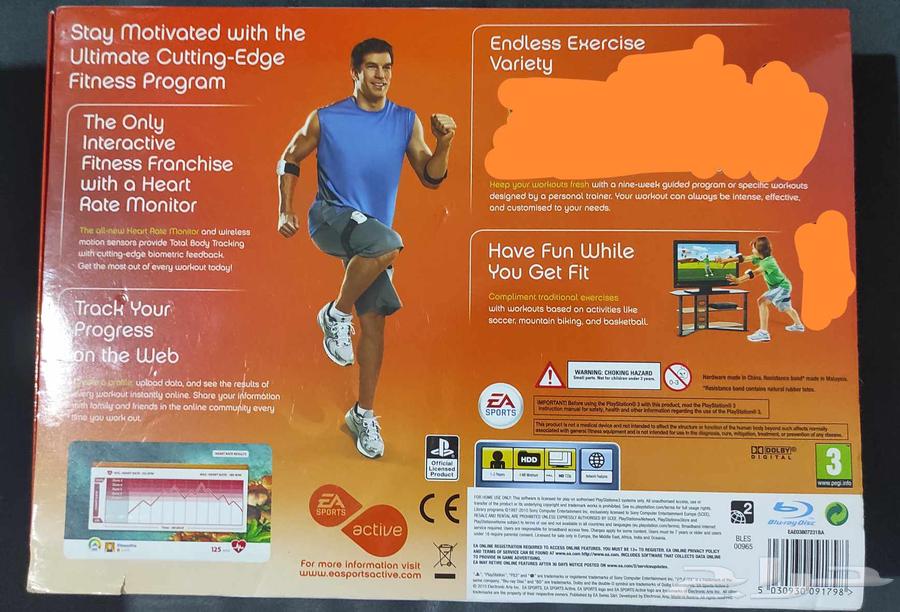جهاز EA active 2 personal trainer PS3 نادر جديد64504365739777111