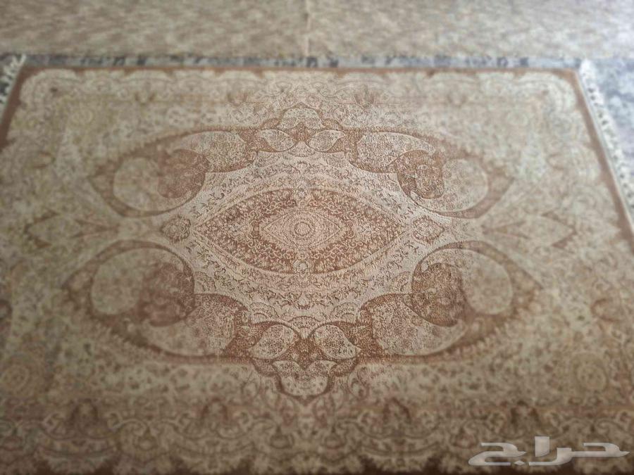 سجاد للبيع جديد لون بني فاتح على ابيض64505598708611110