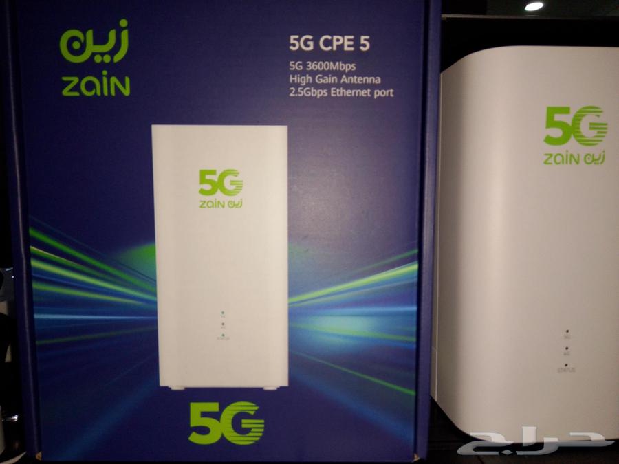 Zain 5G router, used for only one week, new in box64503267957890110
