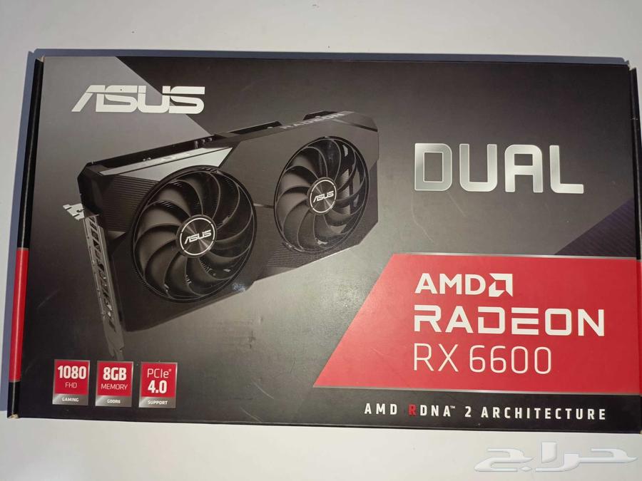ASUS Dual RX 6600 8G GDDR6 Graphics Card64510012819203110