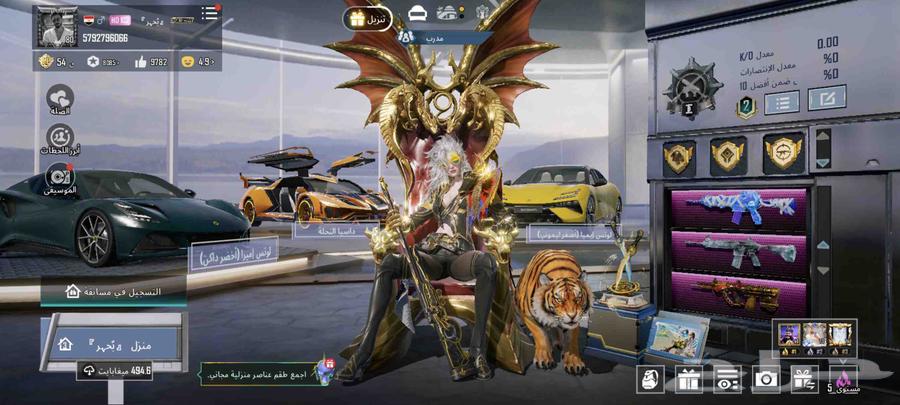 حساب ببجي للبيع السعر 3000 ريال نهائي64508649495811110