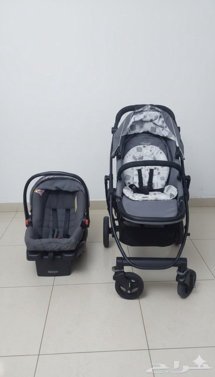 عربة أطفال نوع جراكو مع مقعد للسيارة64509645023106111