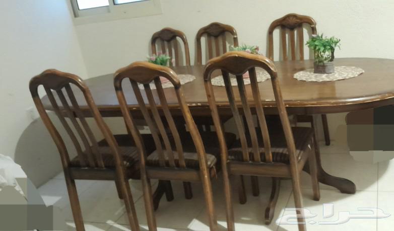 طاولة وستة كراسي بمية ريال64505245548674110