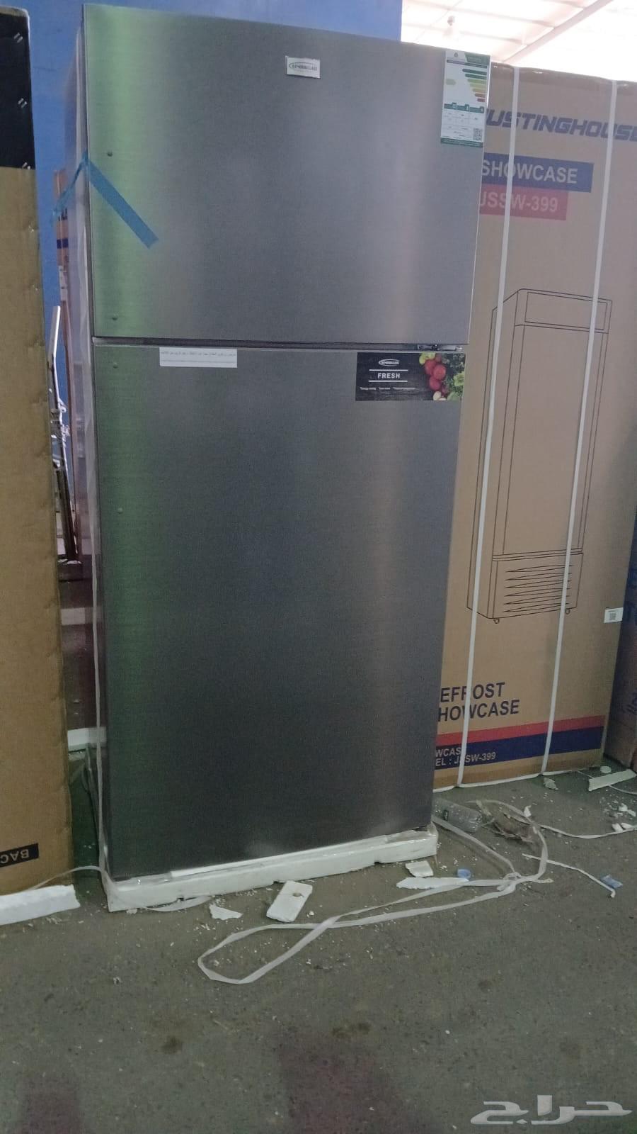 عرض لفترة محدودة علي ثلاجة جنرال كلاس بابين استيل64505536562434110