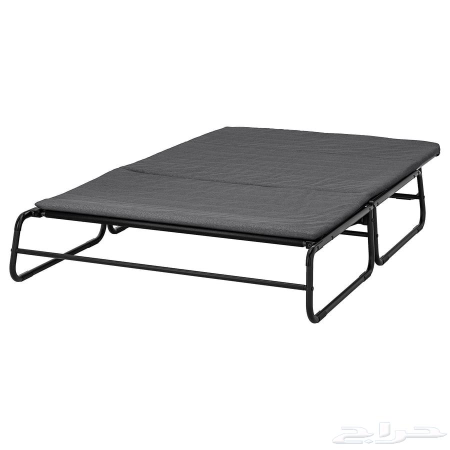 للبيع كنب نفرين يتحول سرير من ايكيا نظيف جدا64503145236354113