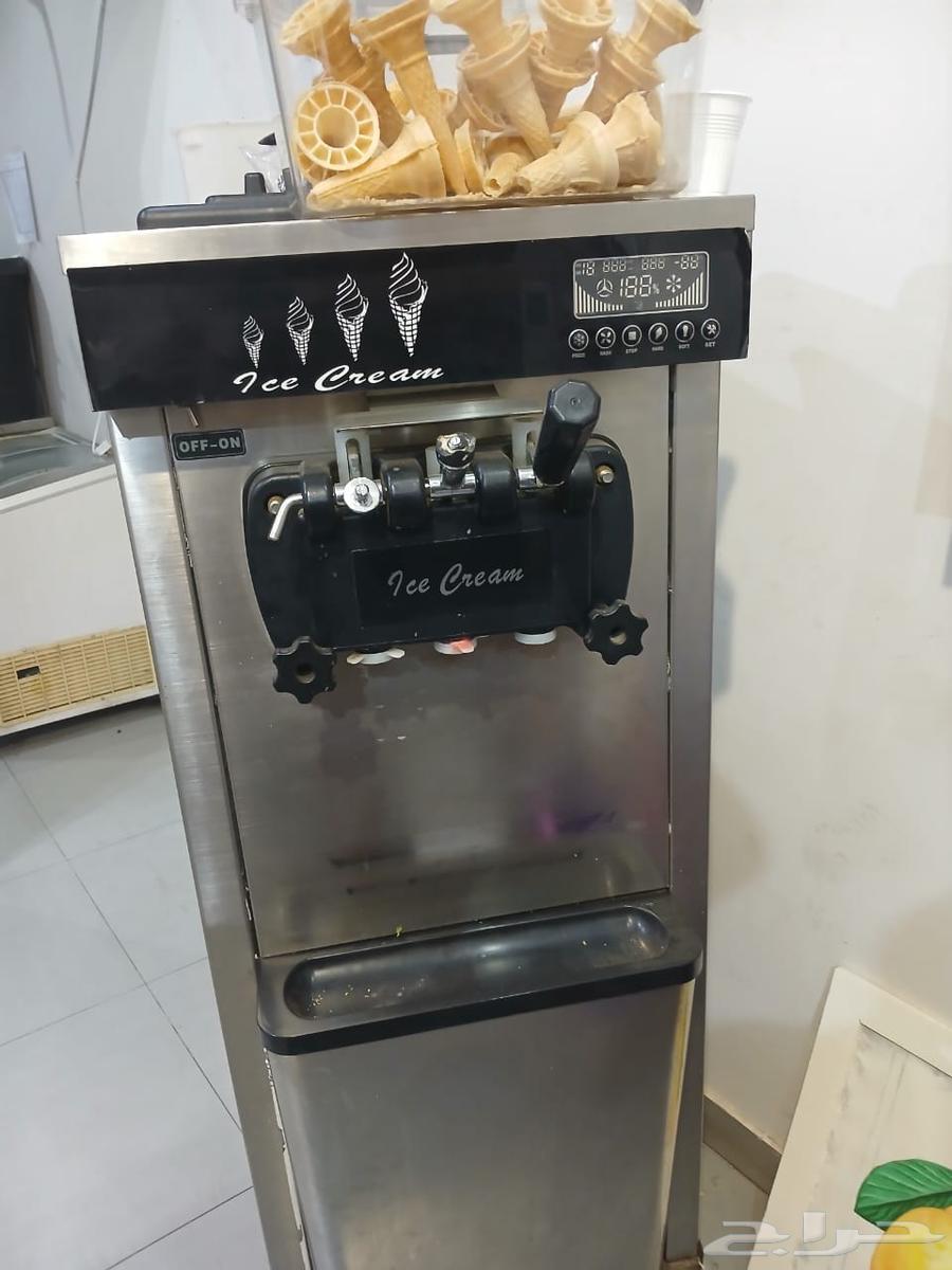 مكينة ايسكريم ومكينة سلاش للبيع64508411185538112