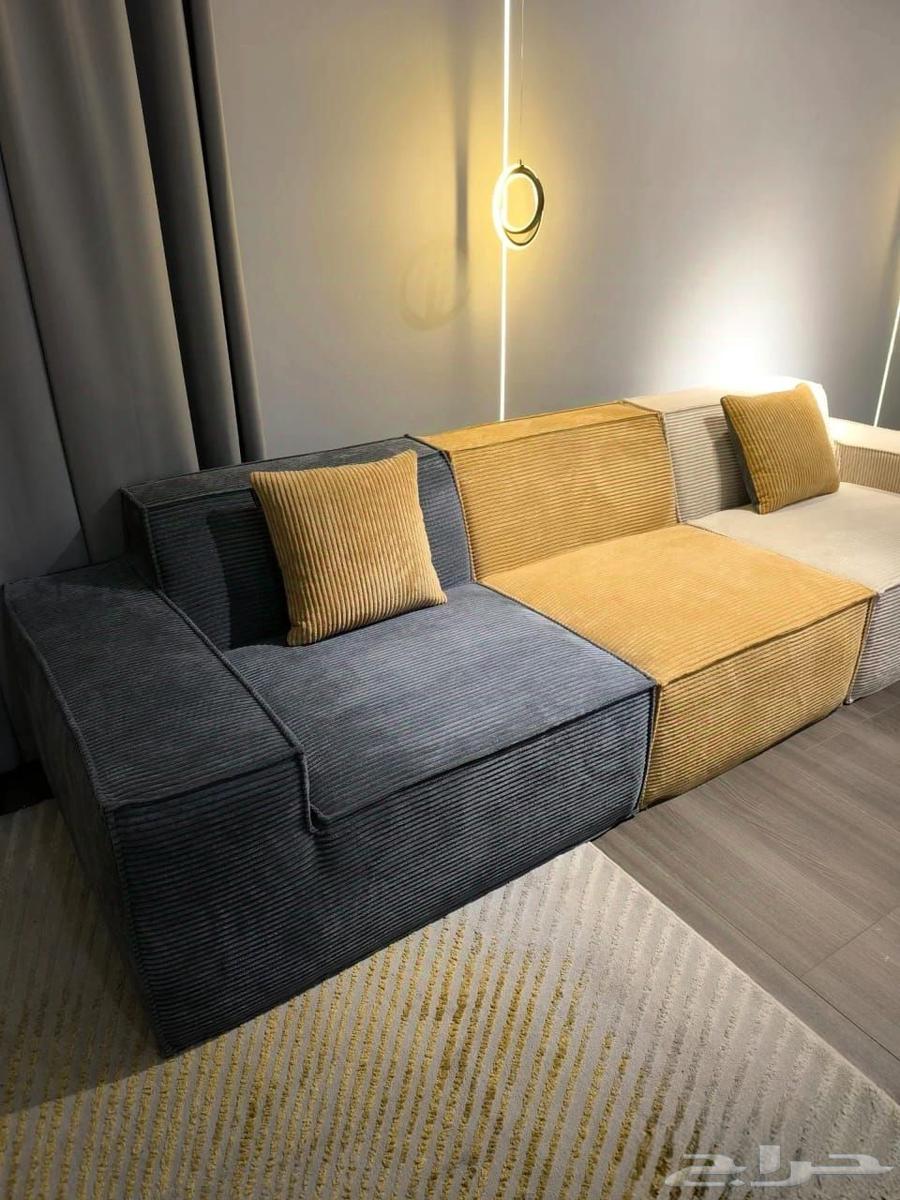 Vacuum-compressed velvet fabric sofa L-shaped block sofa64506347865730110