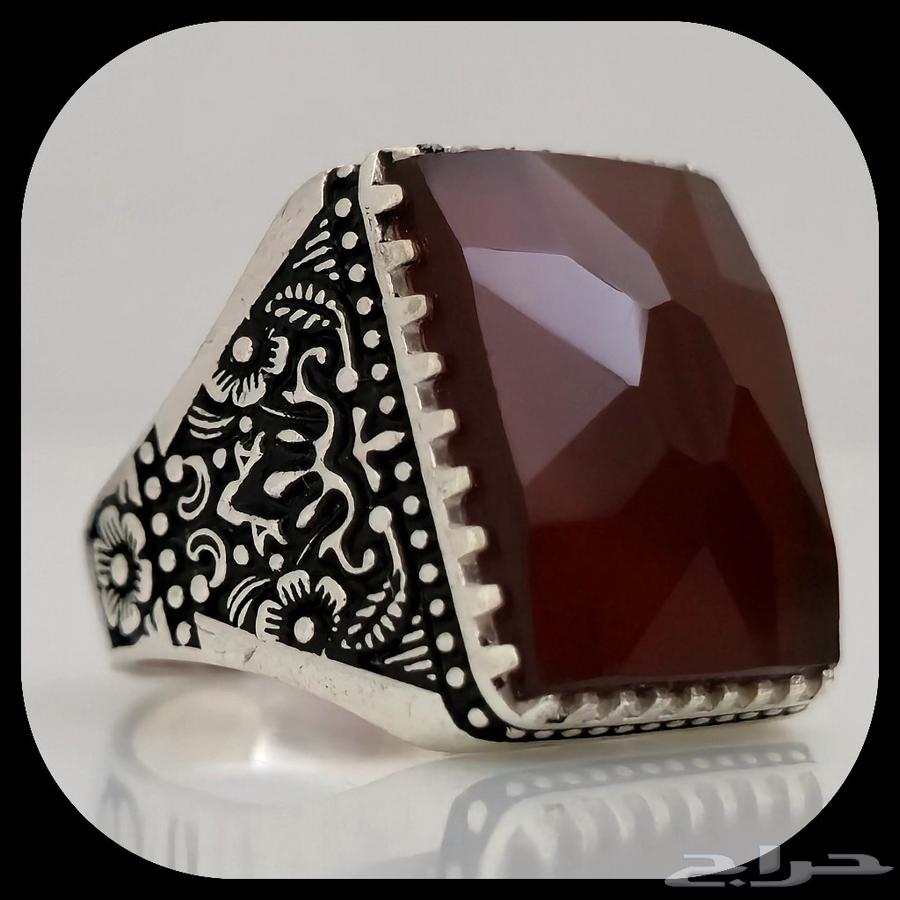 عقيق يمني قص مربع مترش64515346796290111