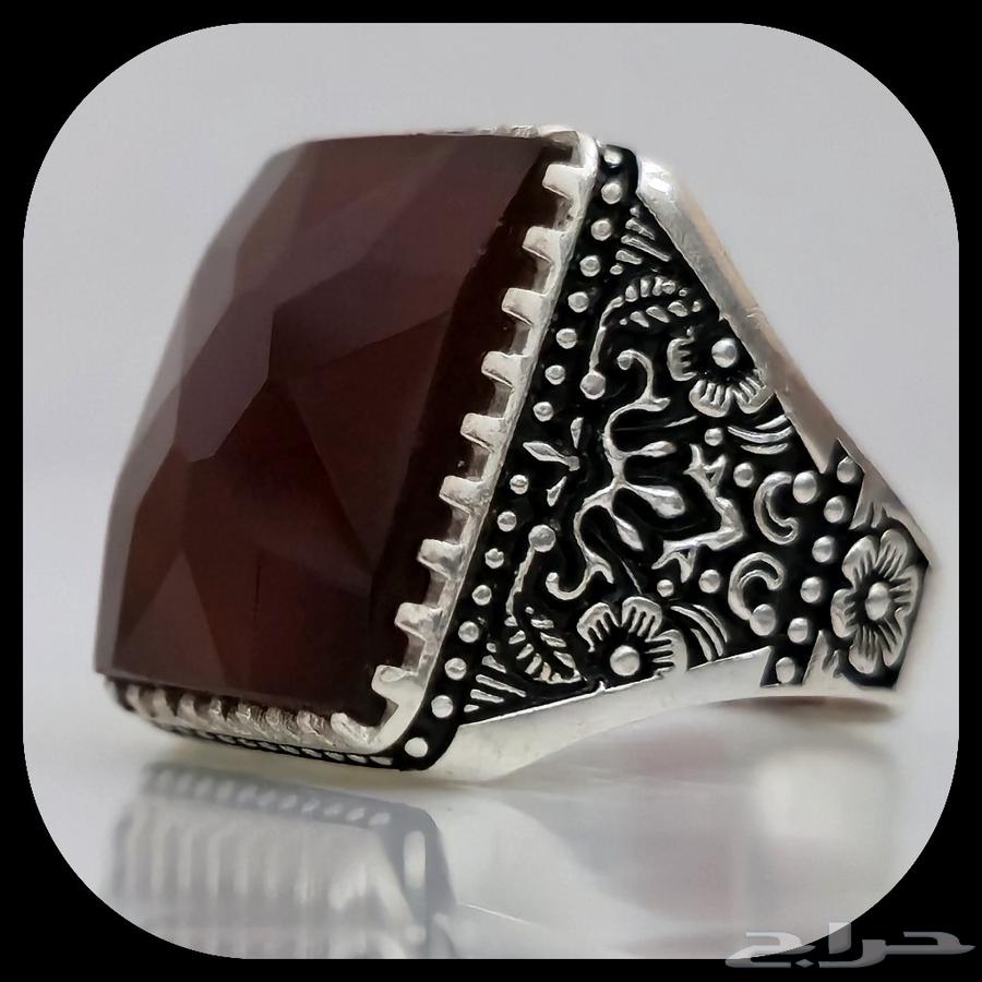 عقيق يمني قص مربع مترش64515346796290113