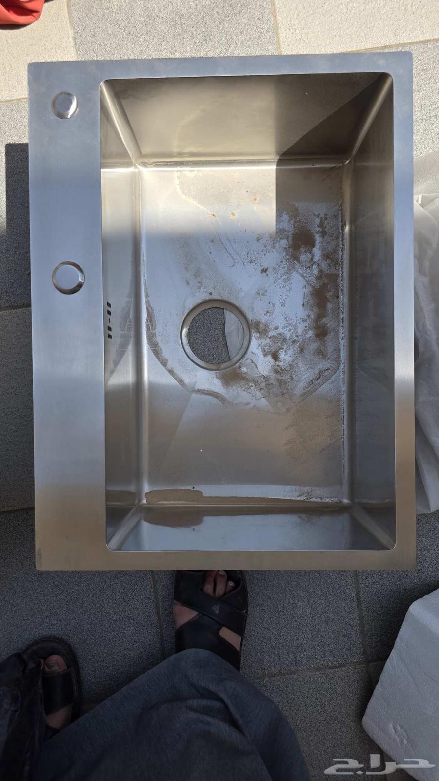 للبيع مجلى ستيل 304 حوض واحد64512023254146110