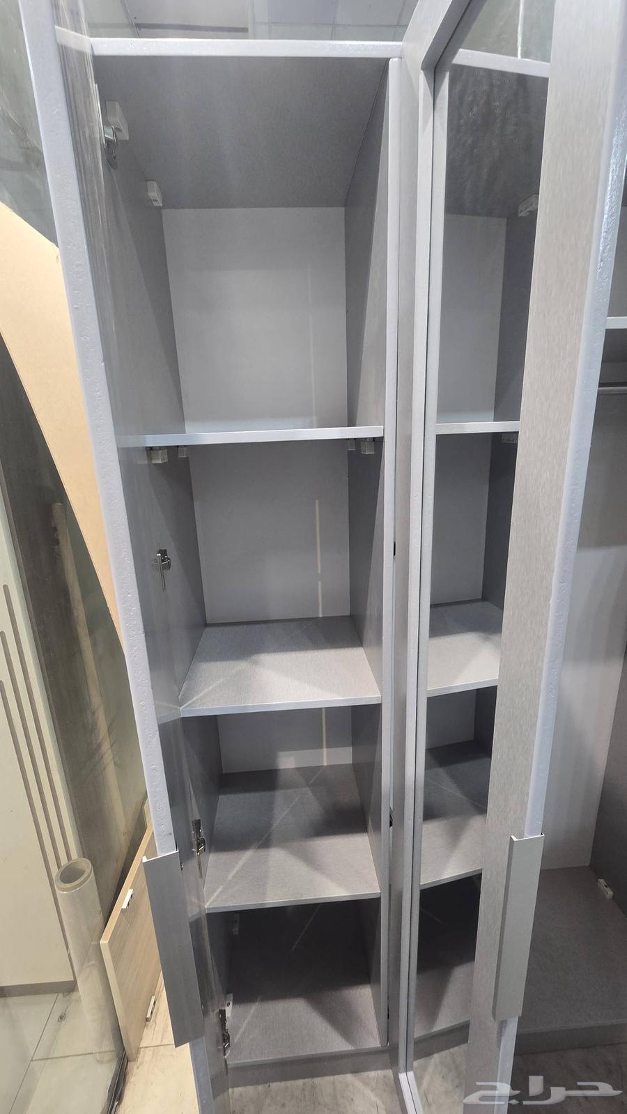 3-Door Gray Cabinet, Size 120 Width, 200 Height64516625368835111
