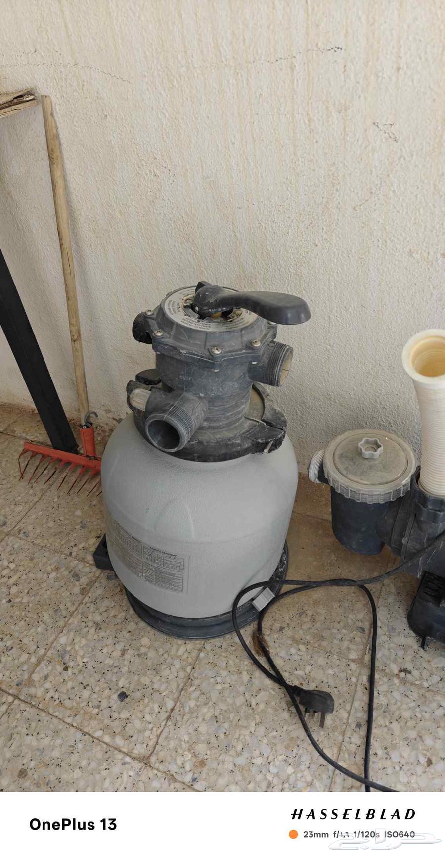 Sand pool filter with dynamo64512190078594110