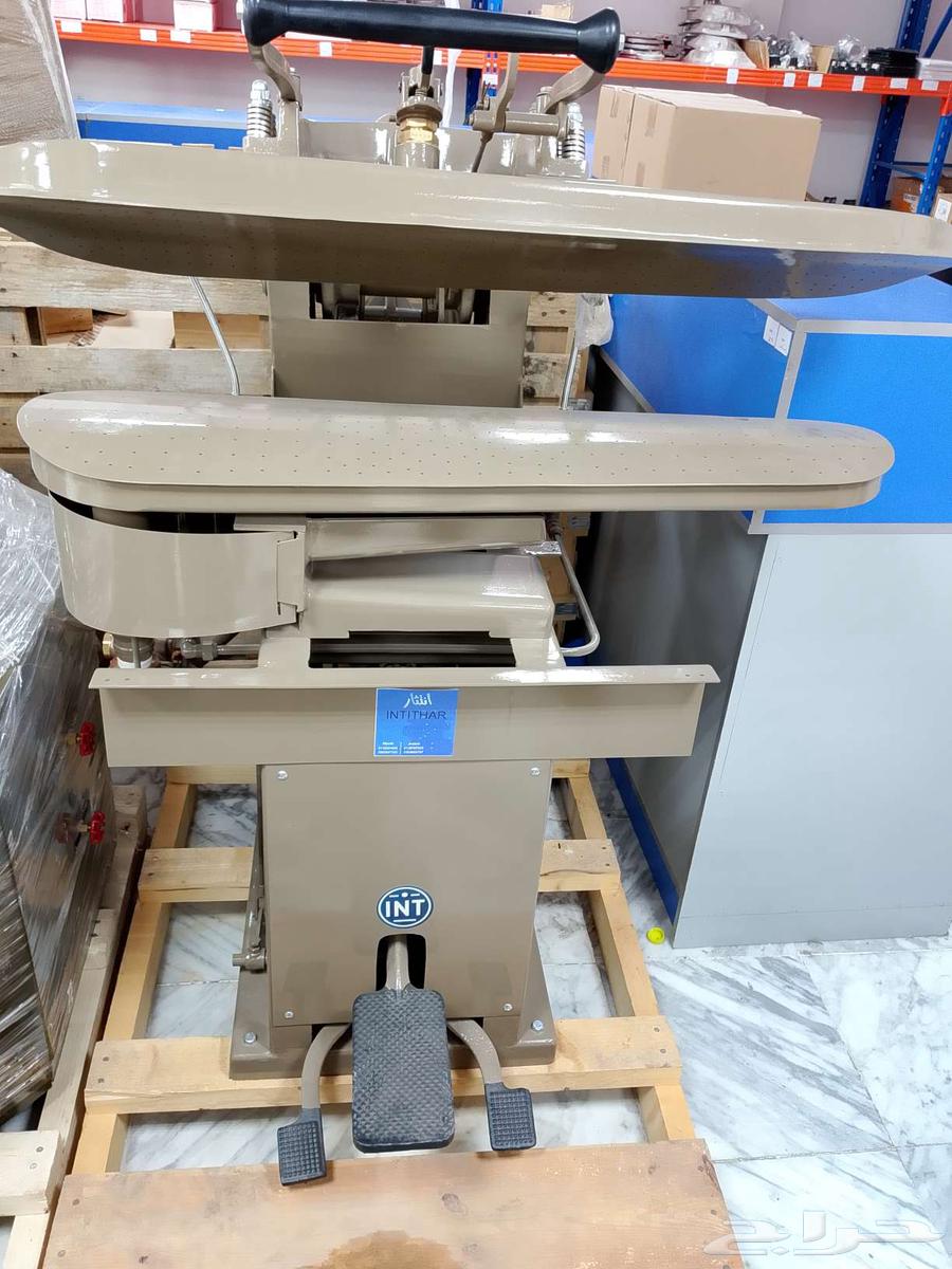 معدات مغسله ملابس بولار كهرباء جديد 54الف وات مكبس ونشاف64513135383297113