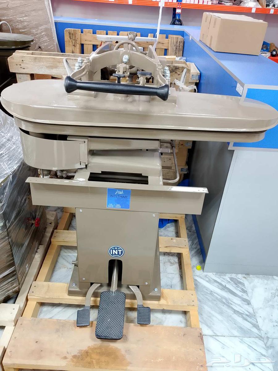 معدات مغسله ملابس بولار كهرباء جديد 54الف وات مكبس ونشاف64513135383297112