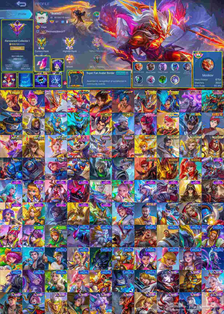 حساب موبايل ليجند64512316312579110