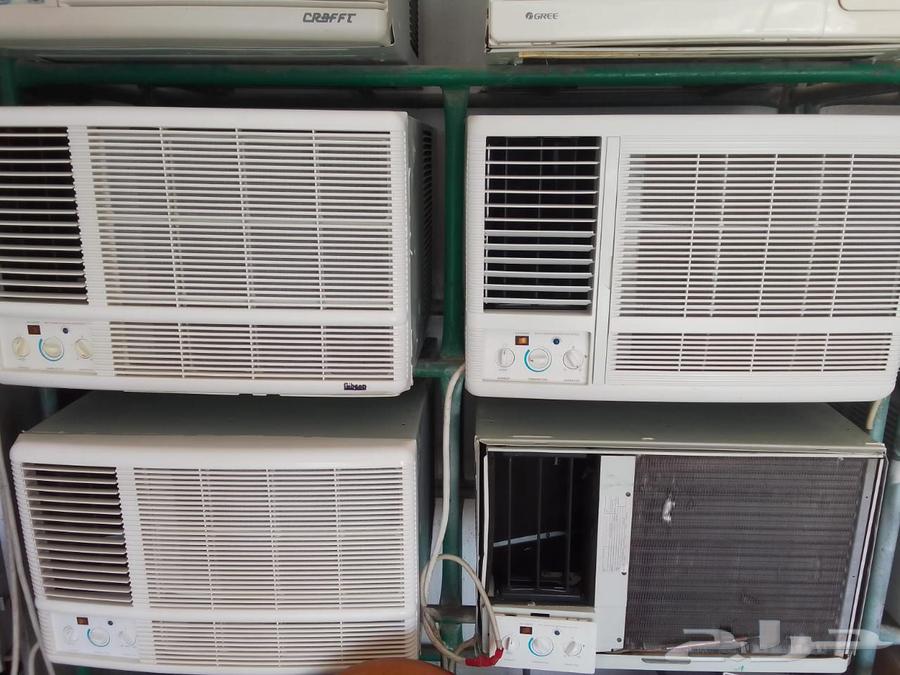 مكيفات شباك مستعمل للبيع 18000وا 24000معا التركيب ضمان شهر64512608934531110