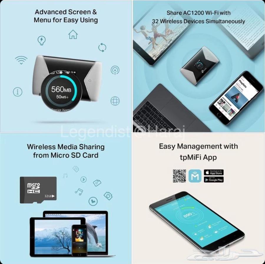 راوتر متنقل تي بي لينك TP-LINK portable router64512636877826112