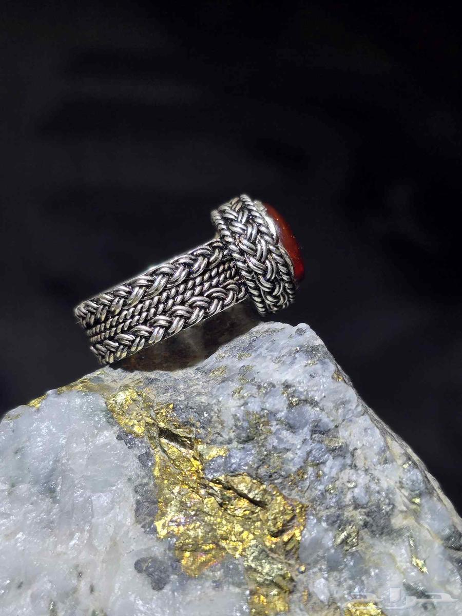 خاتم عقيق يماني كبدي64513299923843112