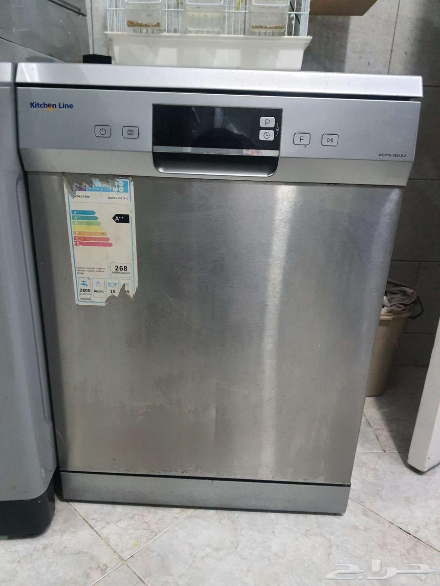 غساله ملابس وغساله مواعين بحاله جيده جدأ64517162247811110