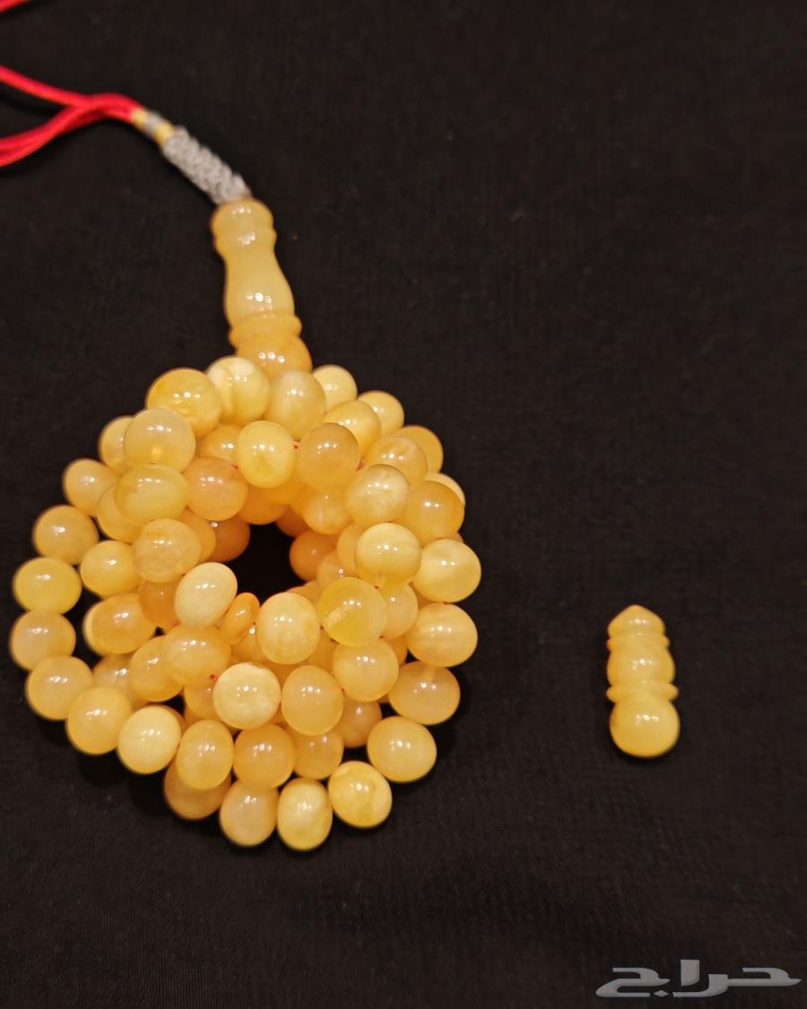 سبحه كهرمان كلنغرادي جبس بعسل منوصف64461691547905113