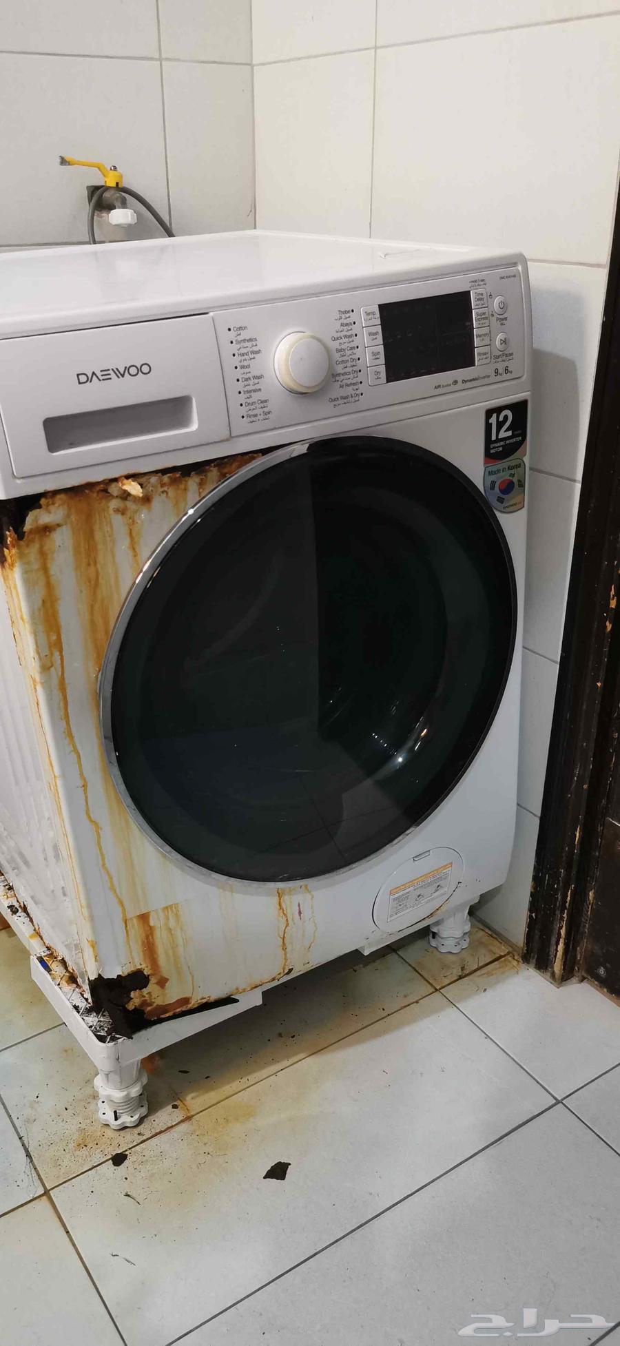 غسالة ملابس دايو 9 KG تجفيف كلي 10064512162156033110