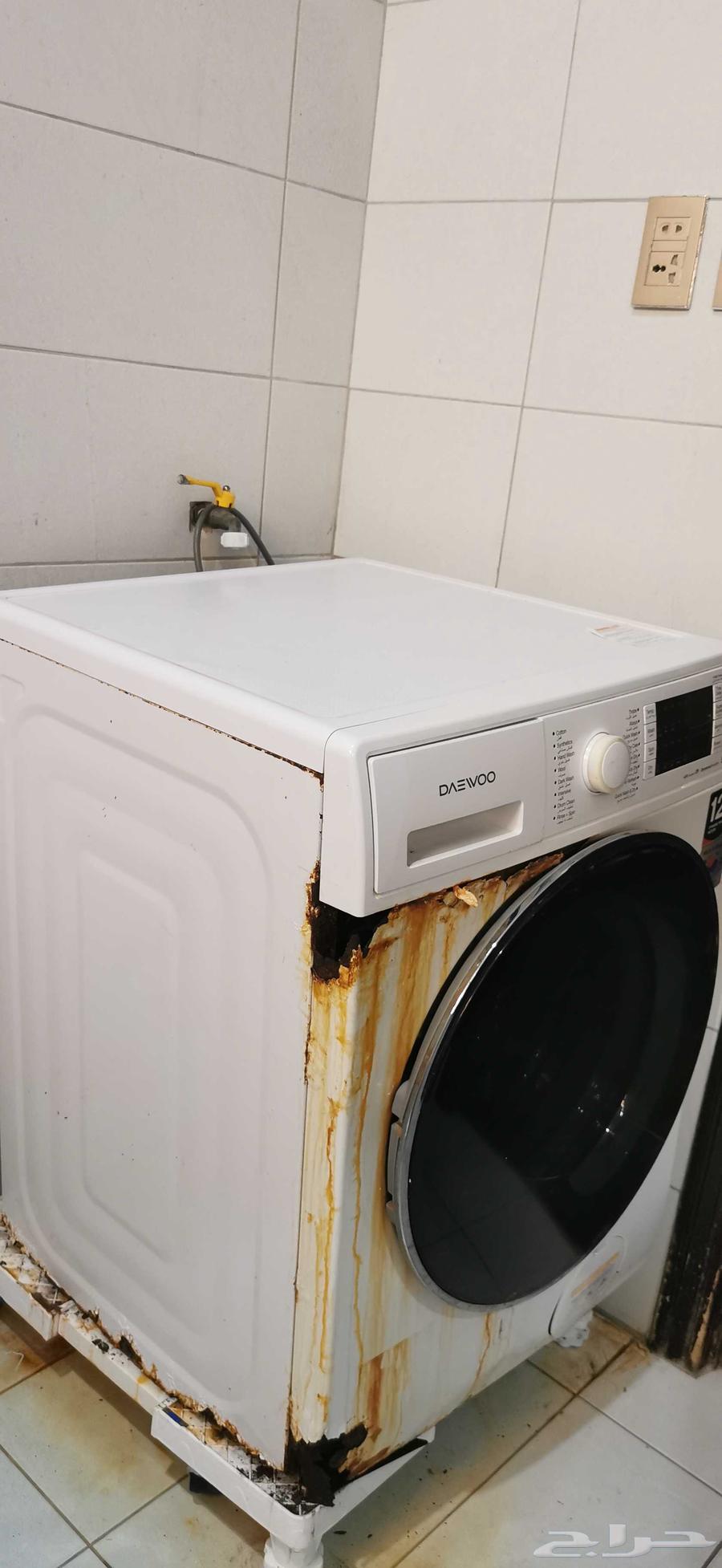 غسالة ملابس دايو 9 KG تجفيف كلي 10064512162156033112