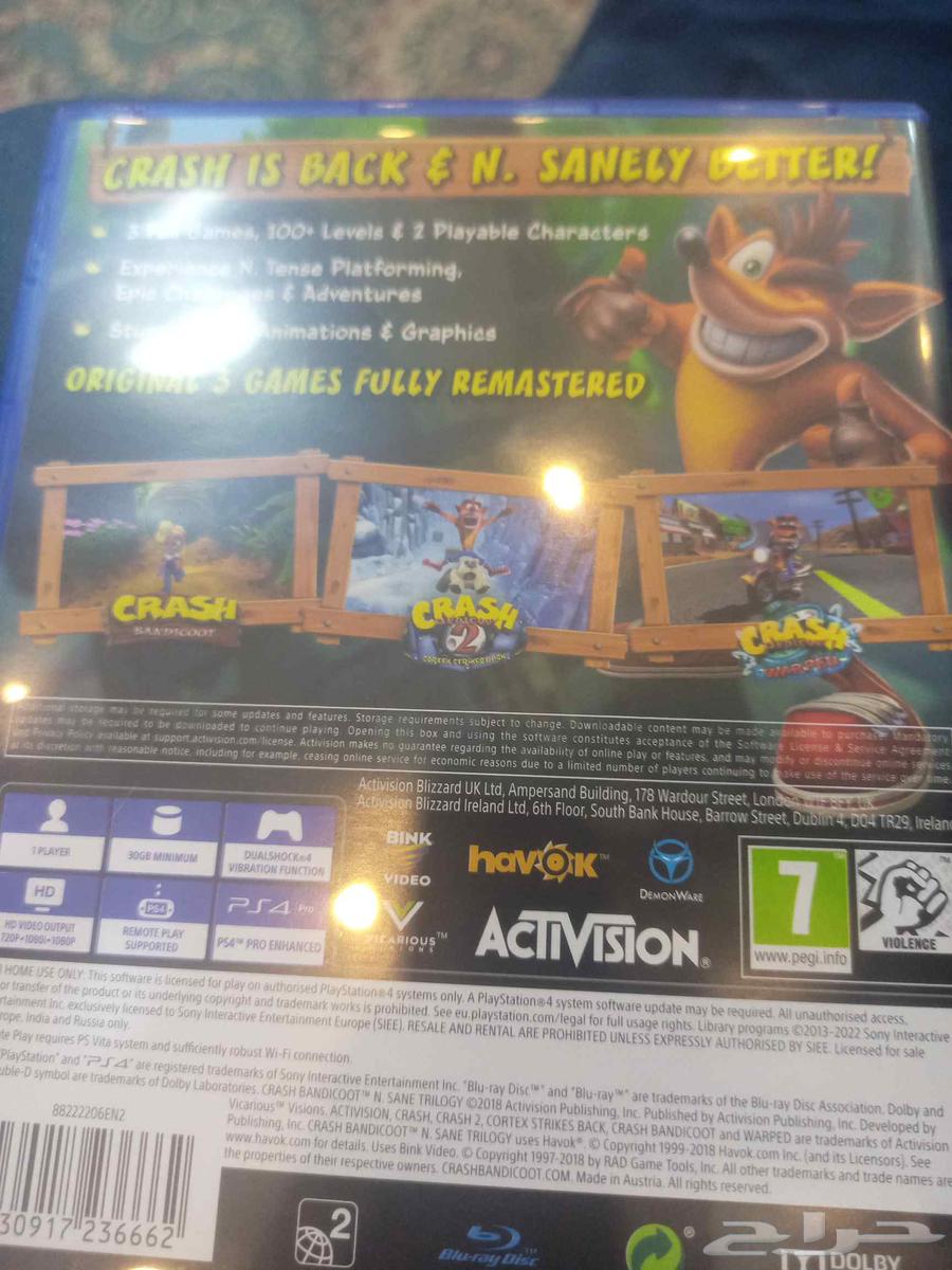 شريط كراش سوني 4 جديد السعر 10064516410317826111