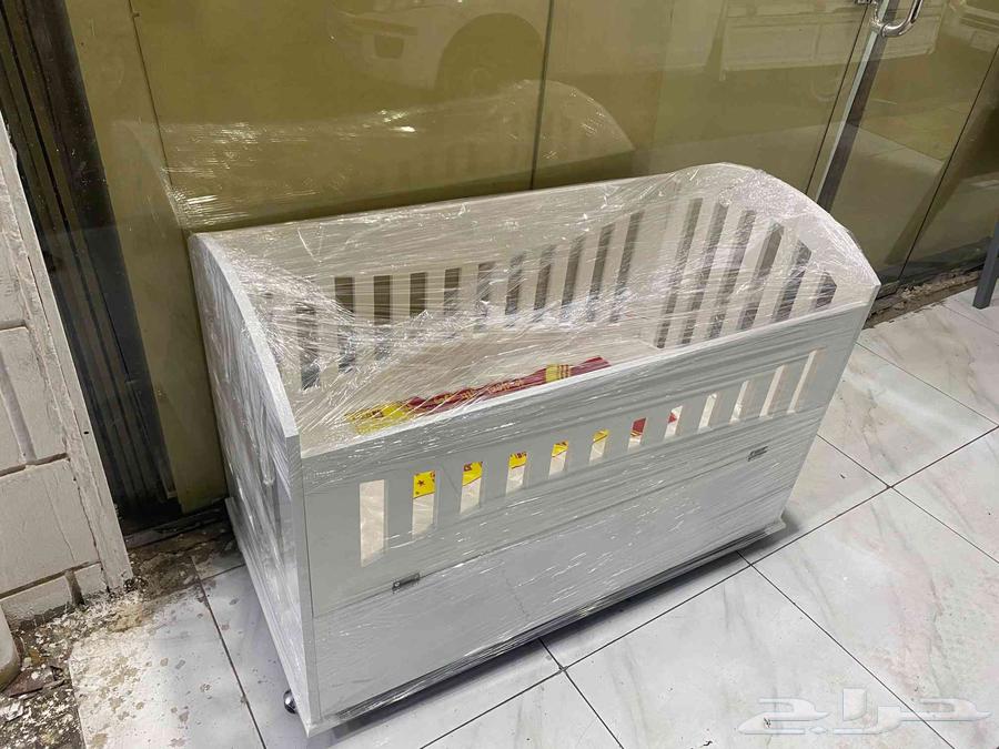 سرير خشب أطفال مواليد مقاس 120   60 سم جديد64514320717827110