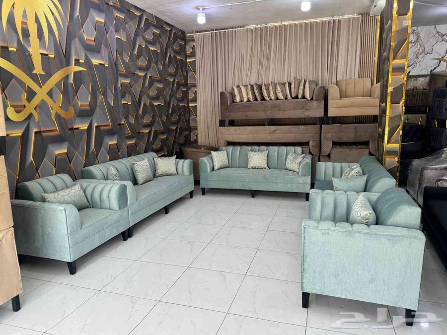New sofa set for 11 people, three three-seater pieces and two single pieces covering an area64514610416769110