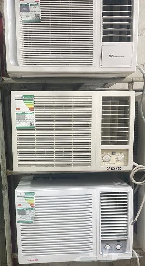 مكيفات شباك مستعمل للبيع 18000وا 24000معا التركيب ضمان شهر64512608934531112
