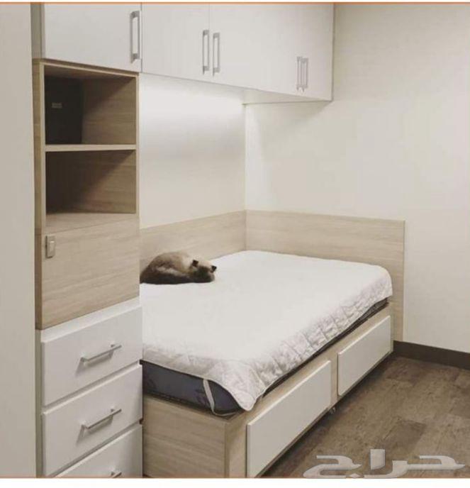 Two single bedrooms with a bed consisting of two drawers, size 9 190 and one hanging unit64512901448833110
