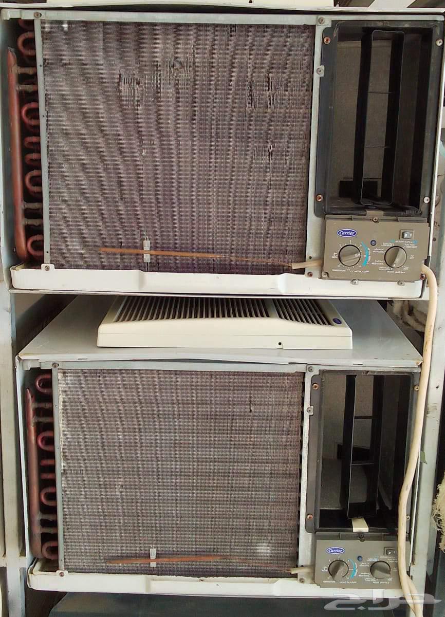 مكيفات شباك مستعمل للبيع 18000وا 24000معا التركيب ضمان شهر64512608934531111