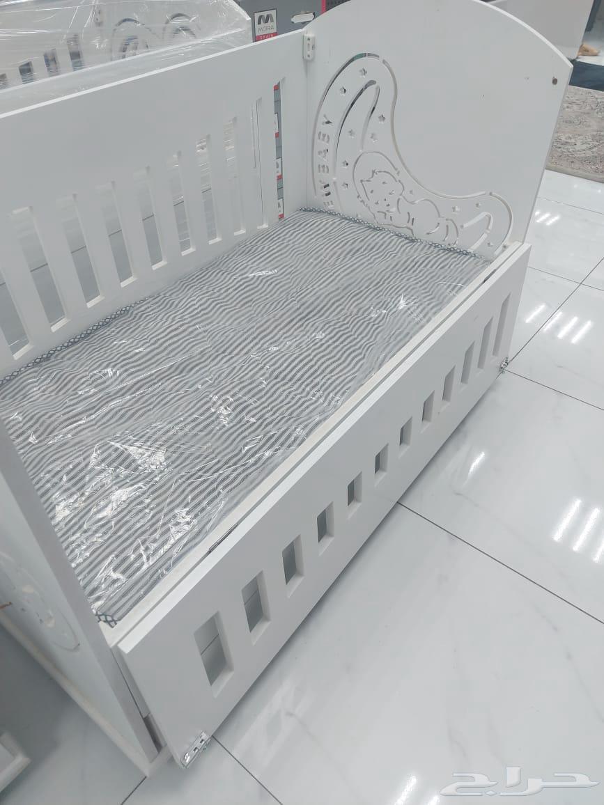 سرير خشب أطفال مواليد مقاس 120   60 سم جديد64514320717827112