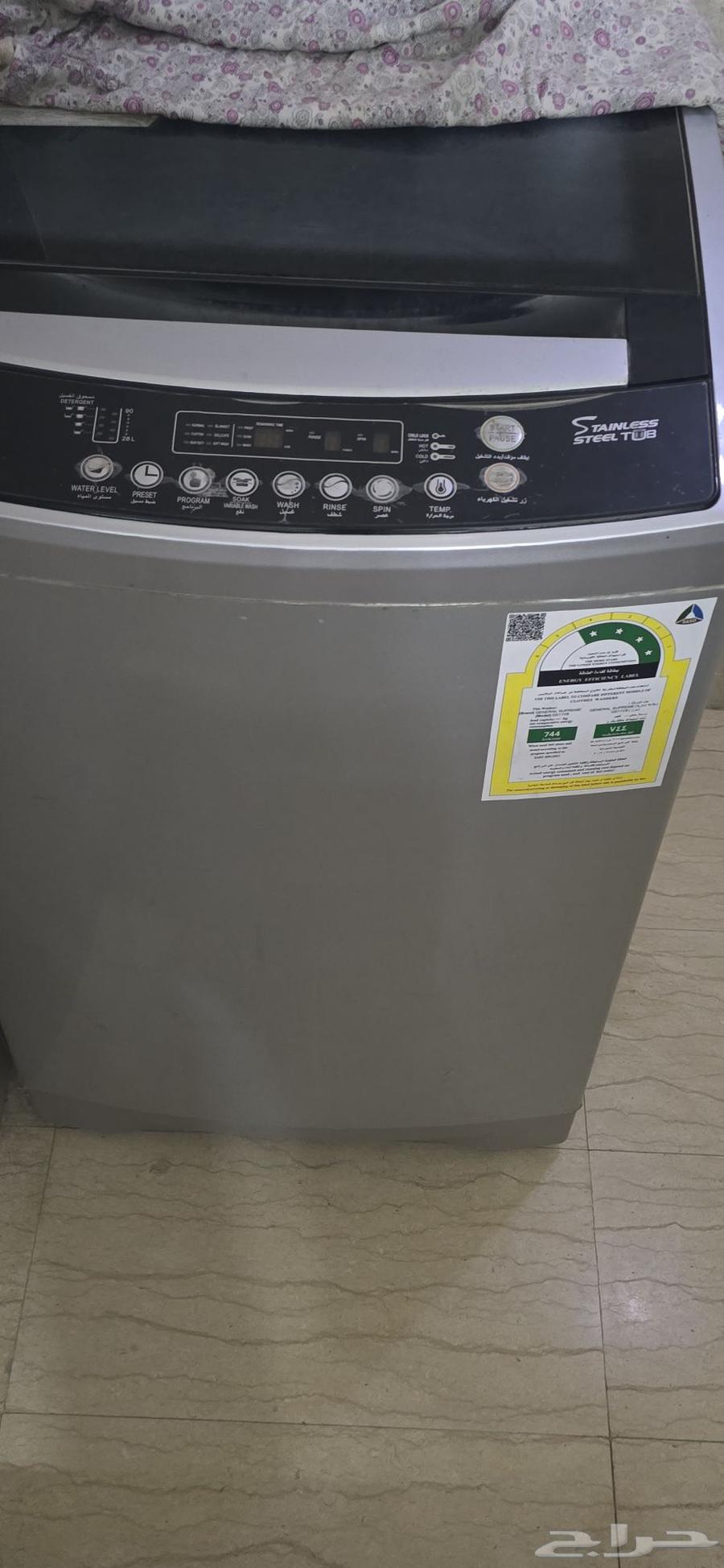 غسالة أوتوماتيك من شركة جنرال سوبريم 11 كج64514513783426111